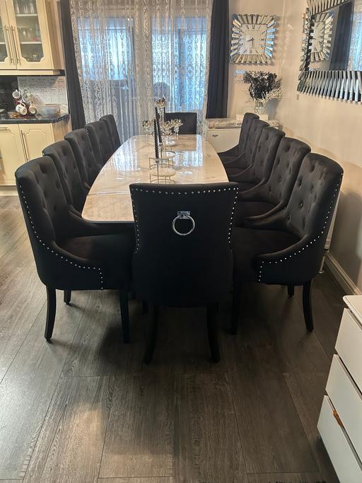 Buy & Sell Heston Hounslow - Photos for Brand new black velvet dining chairs £100