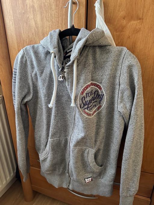 Buy & Sell Hayes Hillingdon - Photos for Superdry Grey Hoodie Zip-Up Men’s