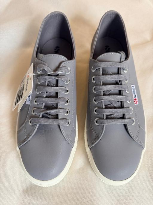 Buy & Sell Gunnersbury West London - Photos for Superga grey woman trainers size 8 brand new