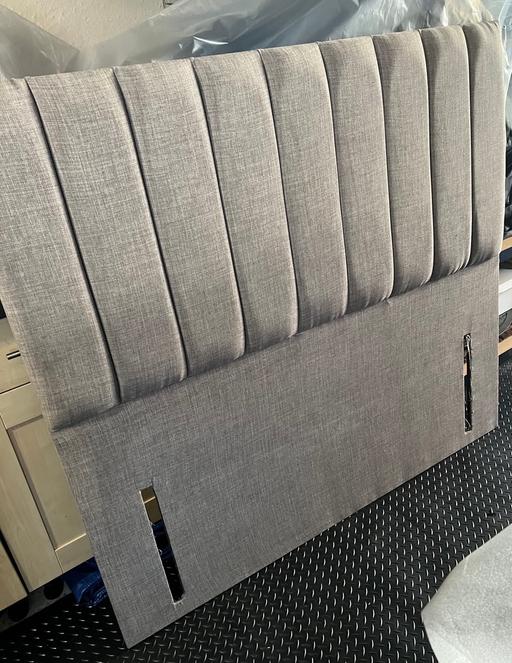 Buy & Sell Welling Bexley - Photos for Grey cloth headboard for double bed