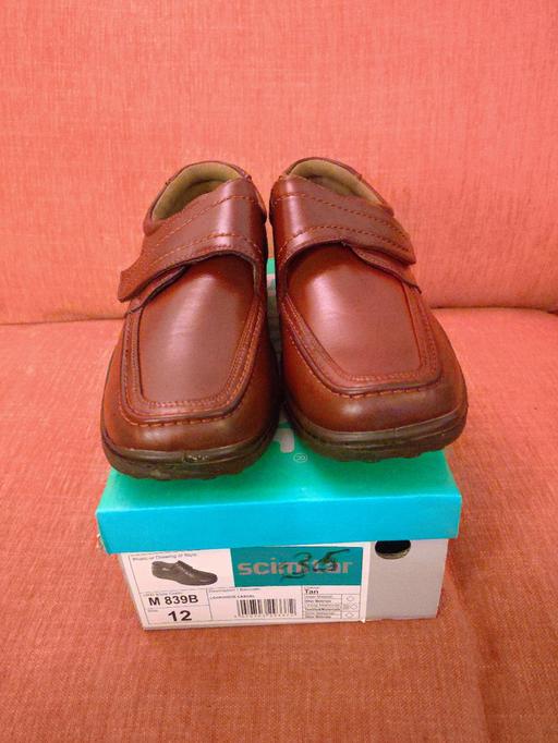 Buy & Sell Wadebridge Cornwall - Photos for Mens brown formal velcro shoe size 12