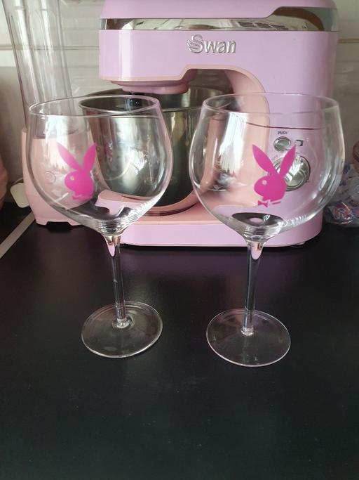 Buy & Sell Upper Gornal Dudley - Photos for pair giant playboy wine glasses