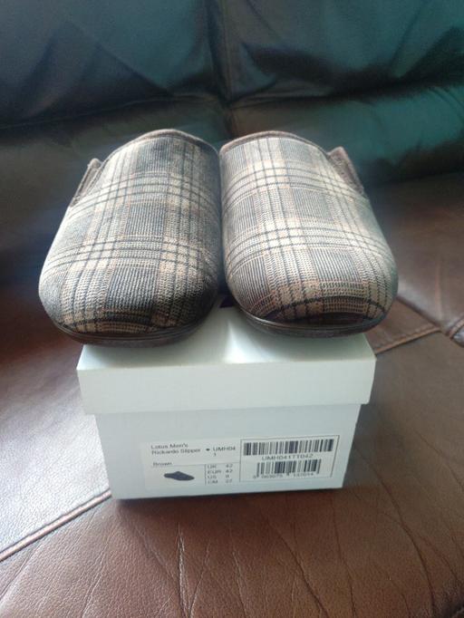 Buy & Sell Wadebridge Cornwall - Photos for Mens lotus mule slipper size 8 euro 42