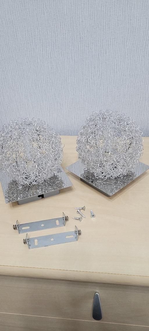 Buy & Sell Great Houghton Barnsley - Photos for 2 chrome wall lights