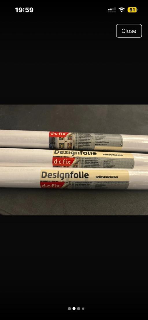 Buy & Sell West Bromwich Sandwell - Photos for X3 rolls white dc fix adhesive 2m each roll