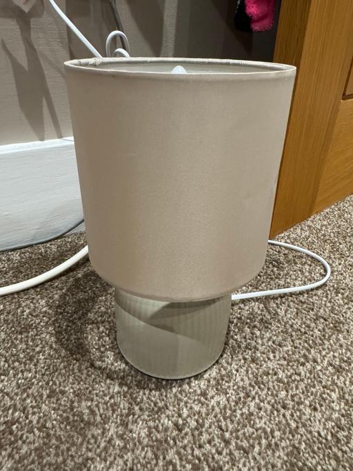 Buy & Sell New Eltham South East London - Photos for Beige table lamp and bulb