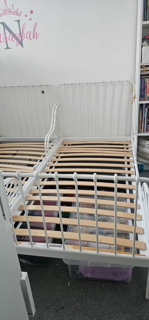 Buy & Sell Bow Church East London - Photos for IKEA ext white single bedframe & mattress