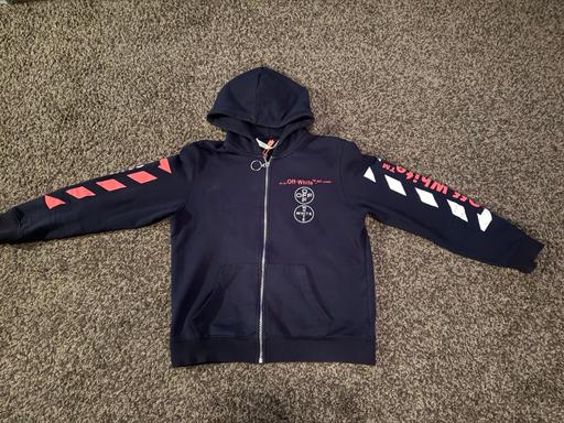 Buy & Sell Thornton Heath Croydon - Photos for Off White Streetwear Logo Zip Up Jacket