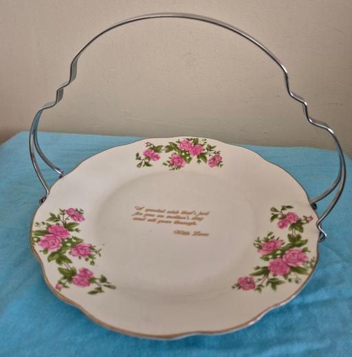 Buy & Sell Hixon Stafford - Photos for Vtge Mother's Day Decorative Plate & Handle