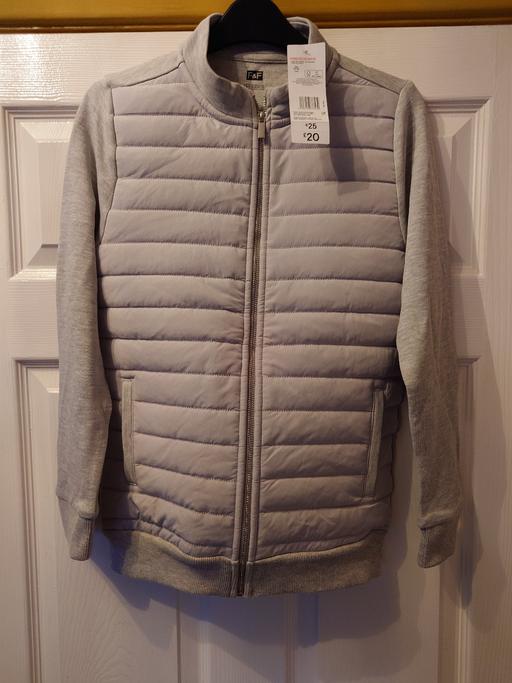 Buy & Sell Long Whatton North West Leicestershire - Photos for Boys grey quilted sweatshirt size 11-12 years