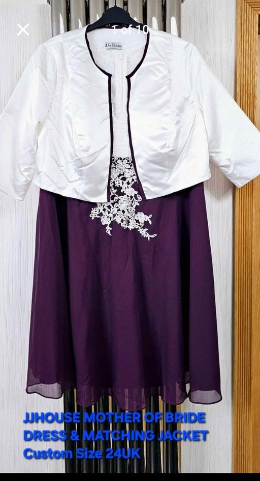 Buy & Sell Heath Hayes Cannock Chase - Photos for JJHouse Dress Jacket Size24UK Grape White