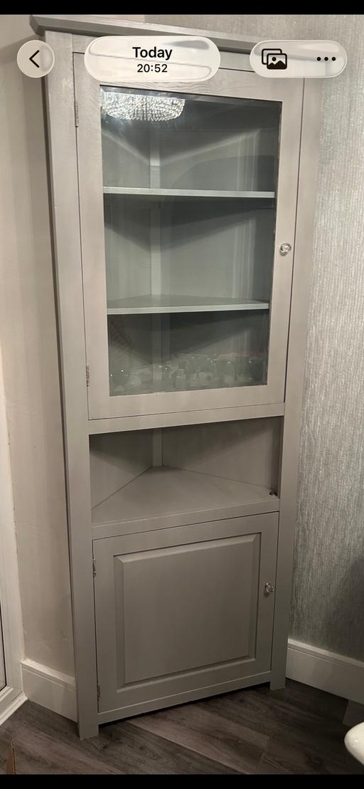 Buy & Sell Prenton Wirral - Photos for Large Grey Corner Cabinet