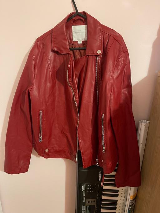 Buy & Sell Pontprennau Cardiff - Photos for Red Faux Leather Jacket