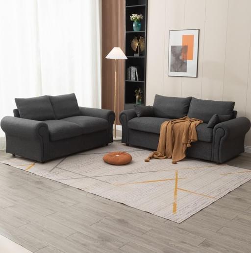 Buy & Sell Camp Hill Birmingham - Photos for 2 & 3 Seater Fabric Sofa with Under Storage -