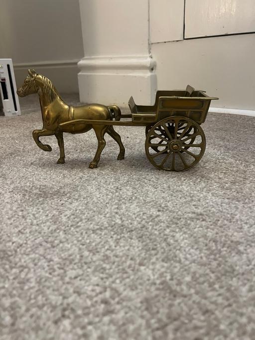 Buy & Sell Barnoldswick Pendle - Photos for Vintage solid brass horse and cart