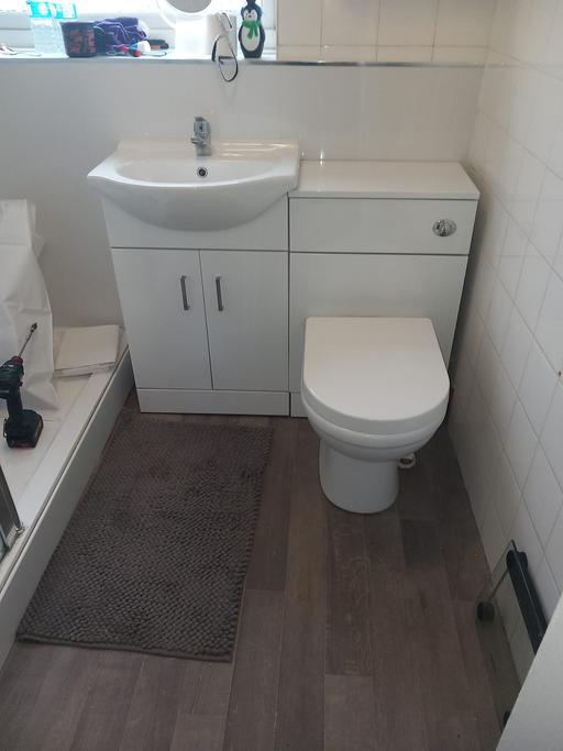 Buy & Sell Pelsall Walsall - Photos for bathroom sink toilet mirror in white gloss