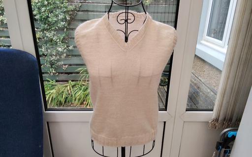 Buy & Sell Haddington East Lothian - Photos for Hand Knitted beige vest size 12