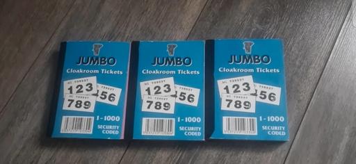 Buy & Sell Lees Oldham - Photos for Cloakroom/raffle tickets