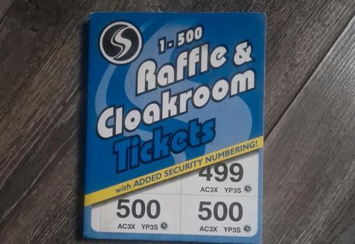 Buy & Sell Bardsley Oldham - Photos for Raffle & Cloakroom tickets