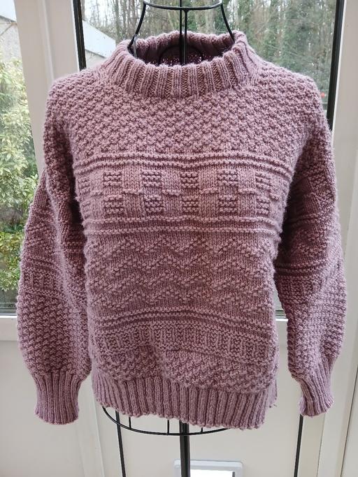 Buy & Sell Haddington East Lothian - Photos for Hand knitted dusky pink jumper size 16