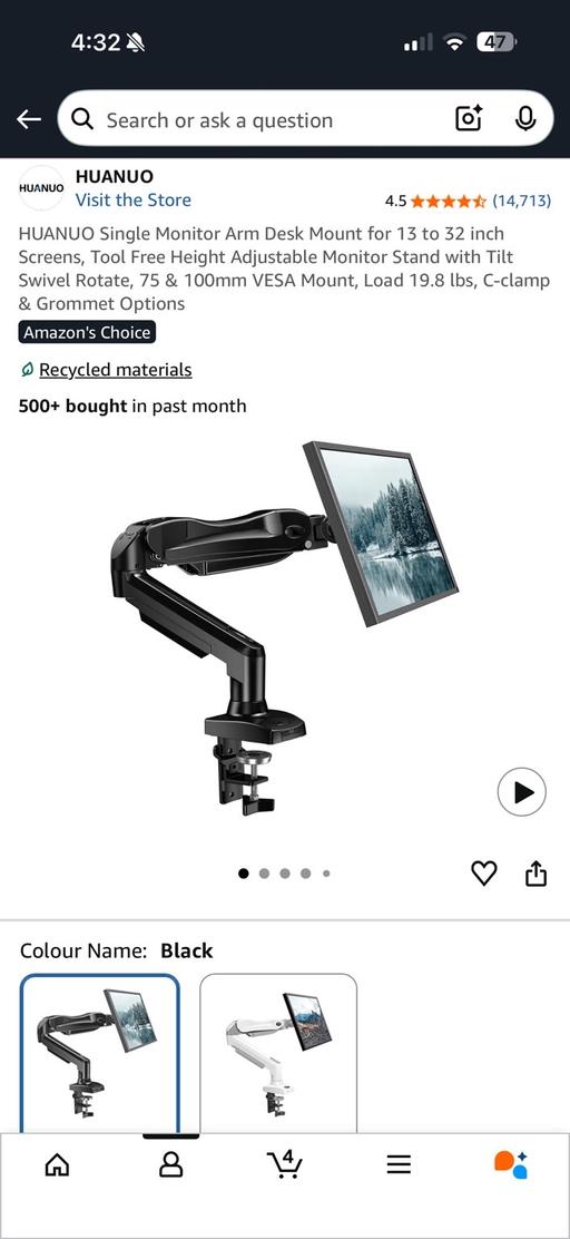 Buy & Sell Halesowen Dudley - Photos for HUANUO Single Monitor Arm Desk Mount