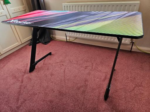 Buy & Sell Deptford South East London - Photos for X-Rocker Jaguar RGB Gaming Desk, 150 x 60 cm