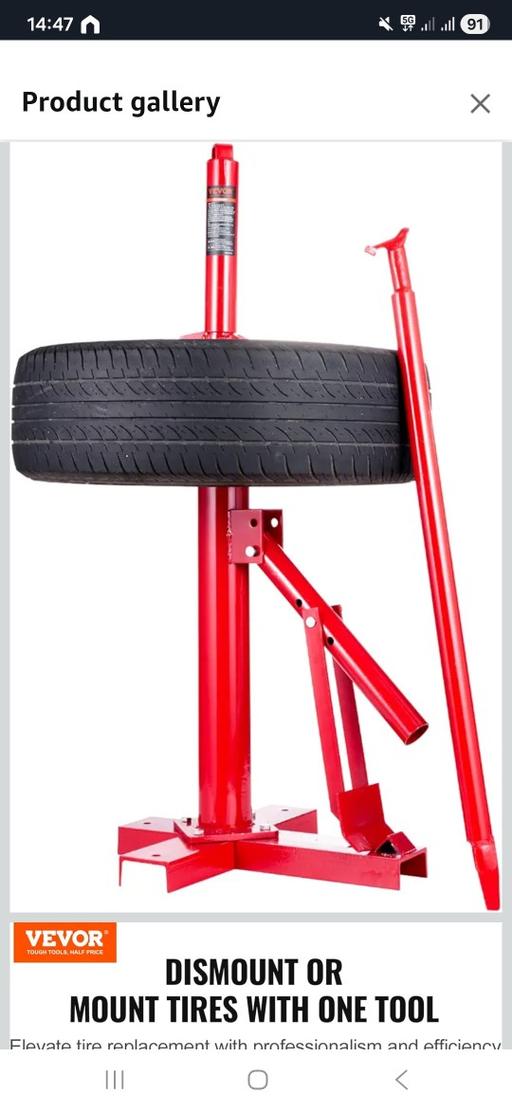 Buy & Sell Bulls Cross North London - Photos for manual tyre machine with extra