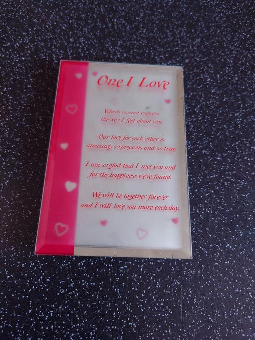 Buy & Sell Woodthorpe Charnwood - Photos for One I love mirrored standing plaque