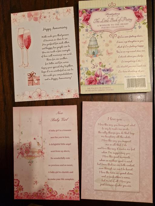 Buy & Sell Grassmoor North East Derbyshire - Photos for hunkydory poetry verses for cards