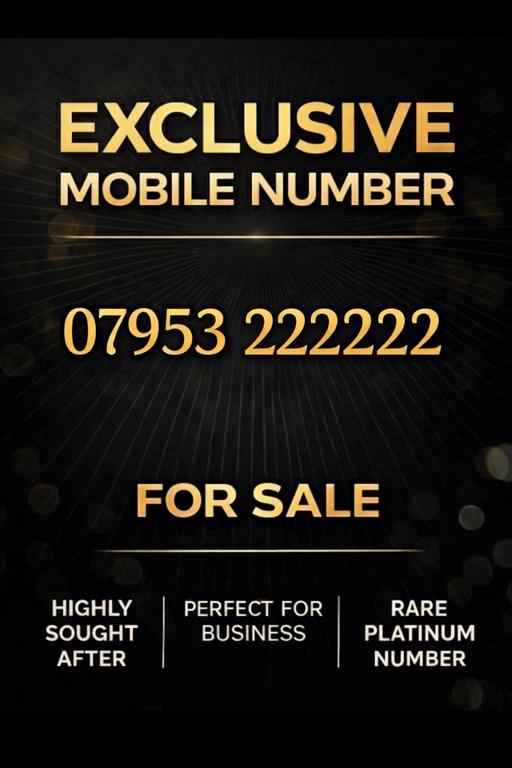 Buy & Sell Barking Barking and Dagenham - Photos for EE business gold number /07953222222