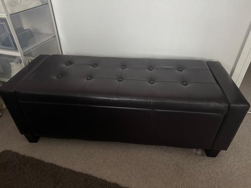 Buy & Sell Castle Green East London - Photos for Storage Ottoman - Faux Leather