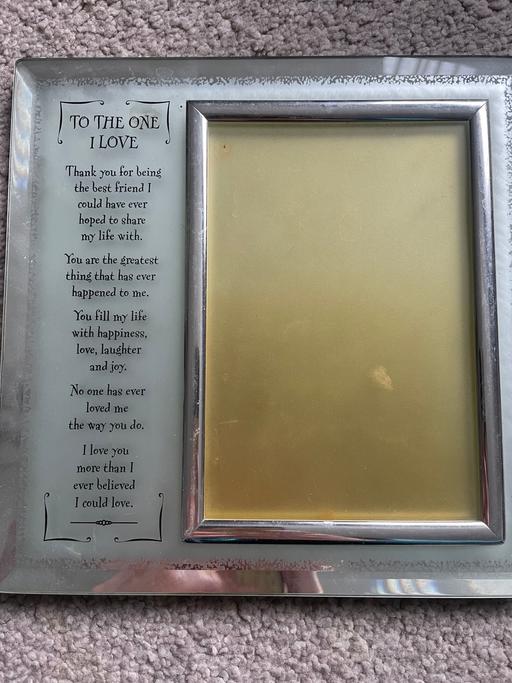 Buy & Sell Ynysddu Caerphilly - Wales - Photos for To the one I love glass photo frame