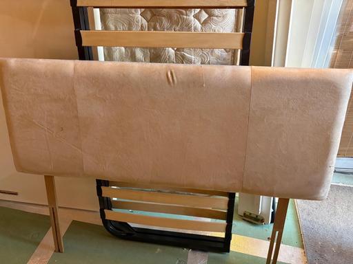 Buy & Sell Shortlands Bromley - Photos for Headboard- cream-double bed-Suede