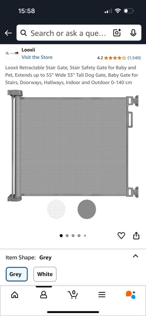 Buy & Sell Rowley Regis Sandwell - Photos for Retractable Safety Gate for Children/Pets
