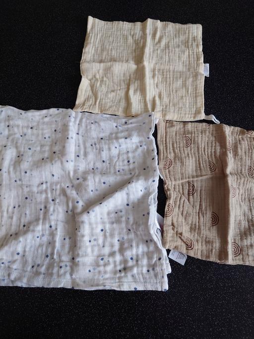 Buy & Sell Woodthorpe Charnwood - Photos for 3 baby muslins