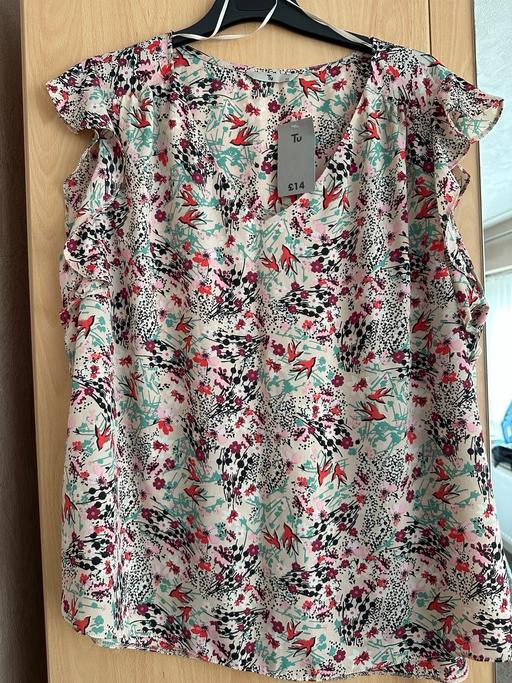 Buy & Sell Rowley Regis Sandwell - Photos for Ladies cap sleeve blouse, new, size 22 TU