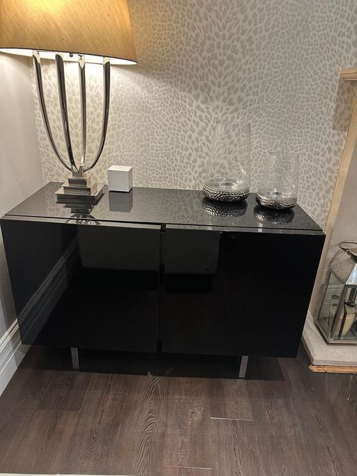 Buy & Sell Aughton West Lancashire - Photos for Black High Gloss Callagaris side unit