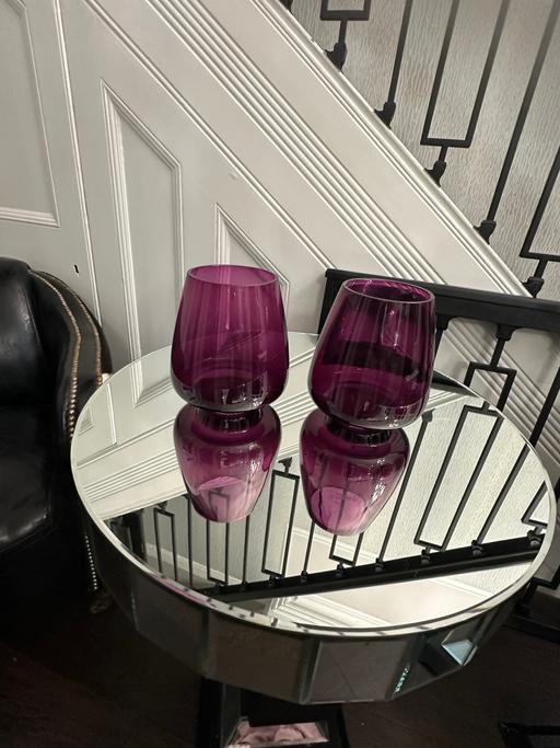 Buy & Sell Aughton West Lancashire - Photos for Two glass candle holder ornaments