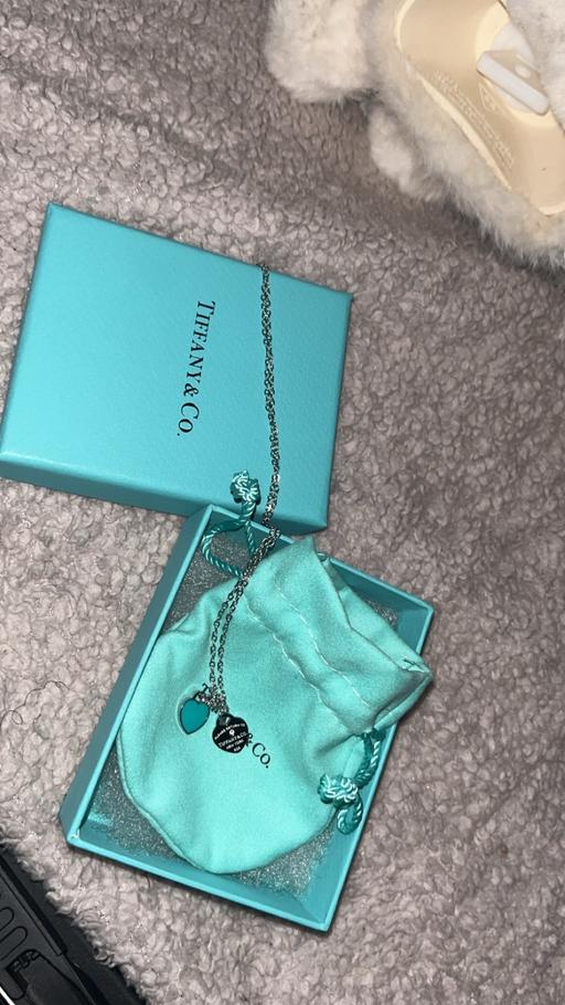 Buy & Sell Holmgate North East Derbyshire - Photos for Tiffany & Co Blue heart pendant necklace