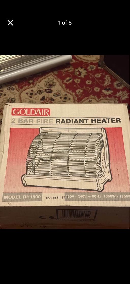 Buy & Sell Kidbrooke South East London - Photos for Coldair 2 bar fire radiant heater