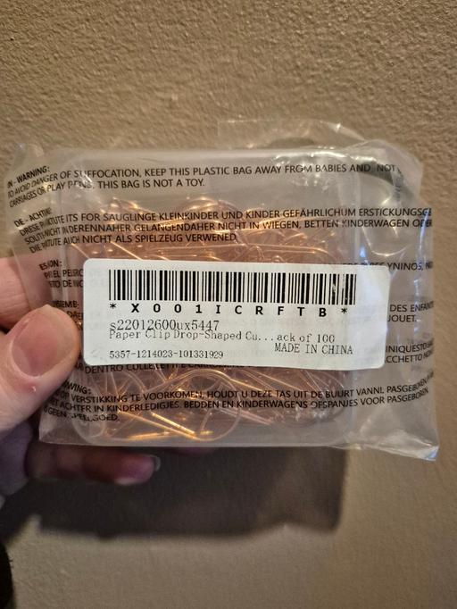 Buy & Sell Crumpsall Manchester - Photos for new 100pc Shaped Paper Clips