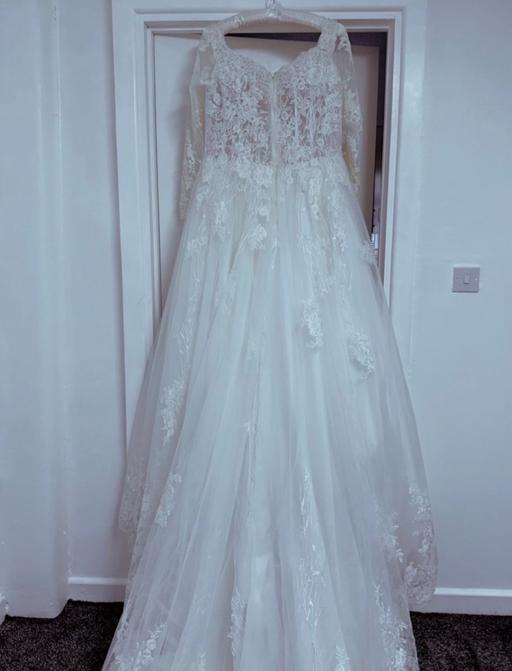 Buy & Sell Humberstone Leicester - Photos for White wedding dress by Lula Ann
