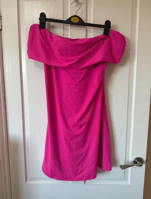 Buy & Sell Shrewsbury Shropshire - Photos for Pink off shoulder bow back detail dress