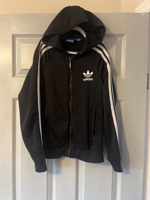 Buy & Sell Conisbrough Doncaster - Photos for Adidas black hooded jacket age 13 years