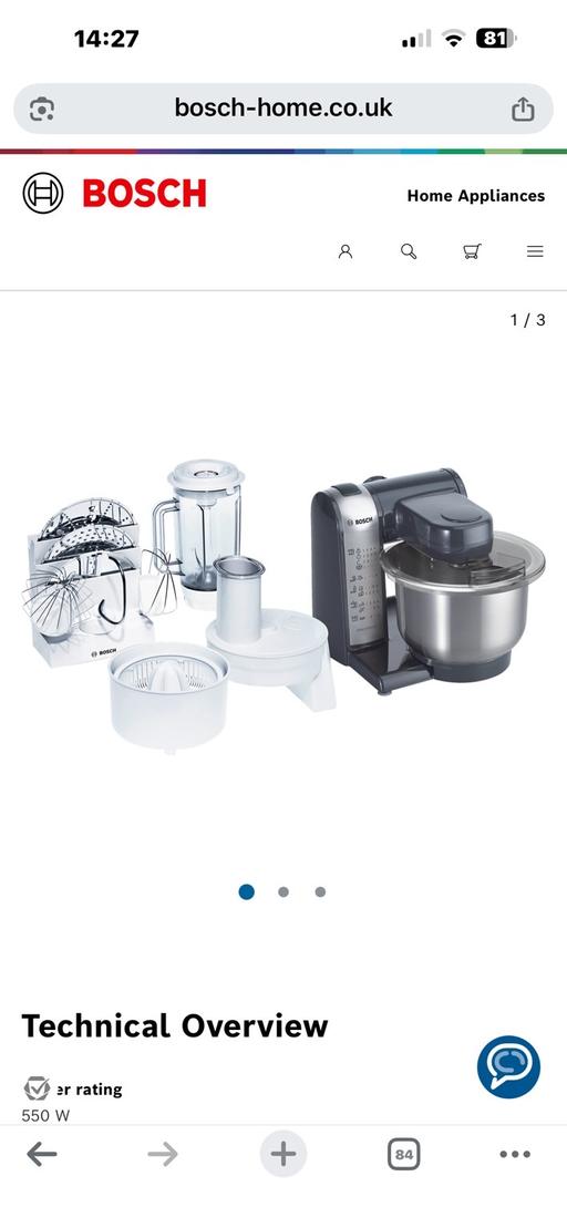 Buy & Sell Thornton Sefton - Photos for Bosch kitchen machine/ food mixer