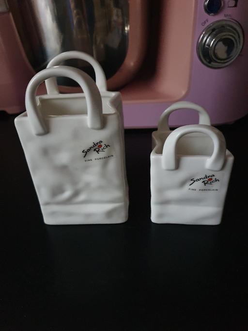 Buy & Sell Upper Gornal Dudley - Photos for porcelain bag vases set x 2 Sandra rich
