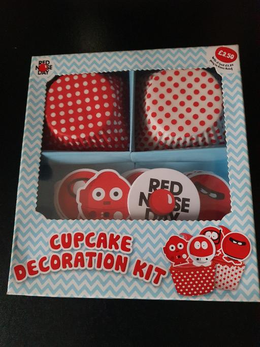 Buy & Sell Upper Gornal Dudley - Photos for red nose day cupcake decoration kit NEW