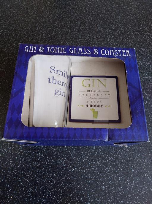 Buy & Sell Woodthorpe Charnwood - Photos for Gin & tonic glass & coaster set