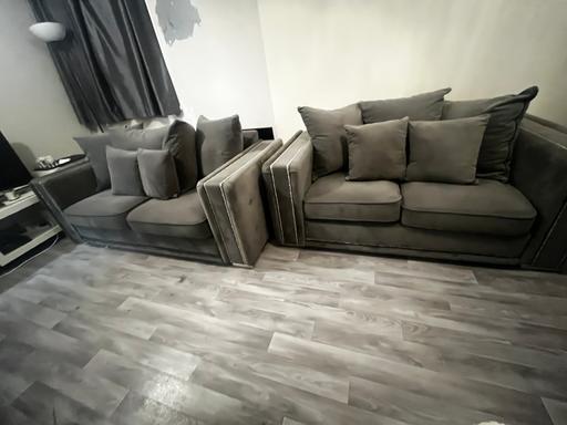 Buy & Sell Heath Town Wolverhampton - Photos for ASHWIN GREY SOFA