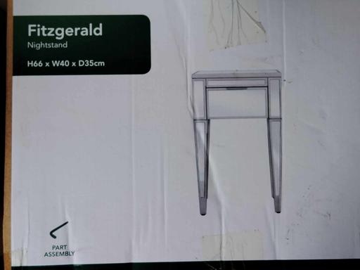 Buy & Sell Handsworth Birmingham - Photos for NEW - MIRRORED BEDSIDE TABLE - £60